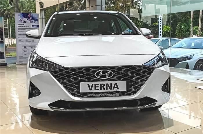 New Hyundai Verna front